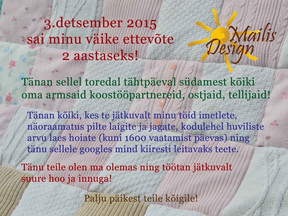 Minu ettevõtte sünnipäev!