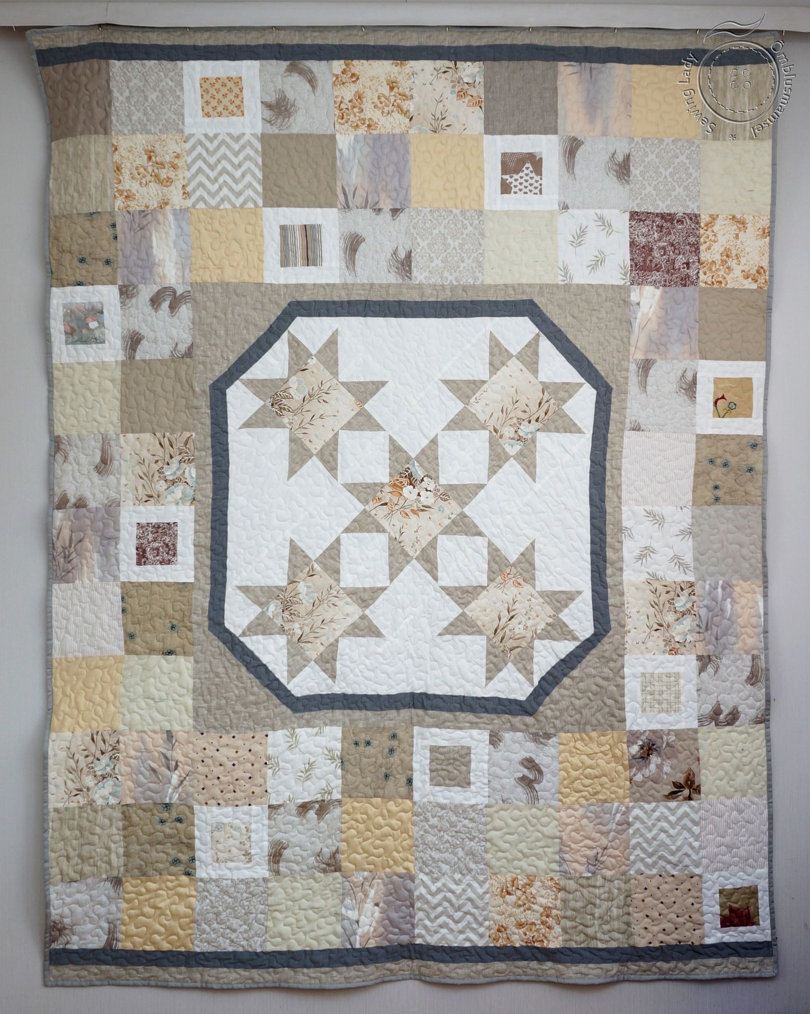 Rahvusliku hõnguga lapitekk (175 x 230 cm)