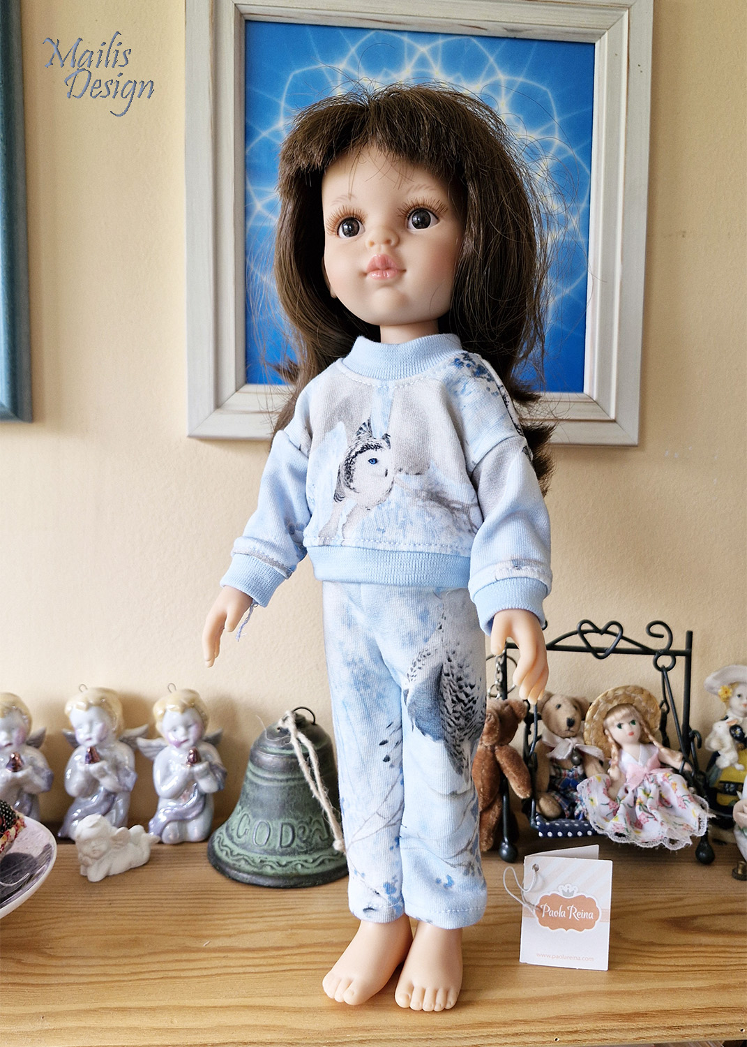 Nuku dressid, lumekakk, Paola Reina 32 cm