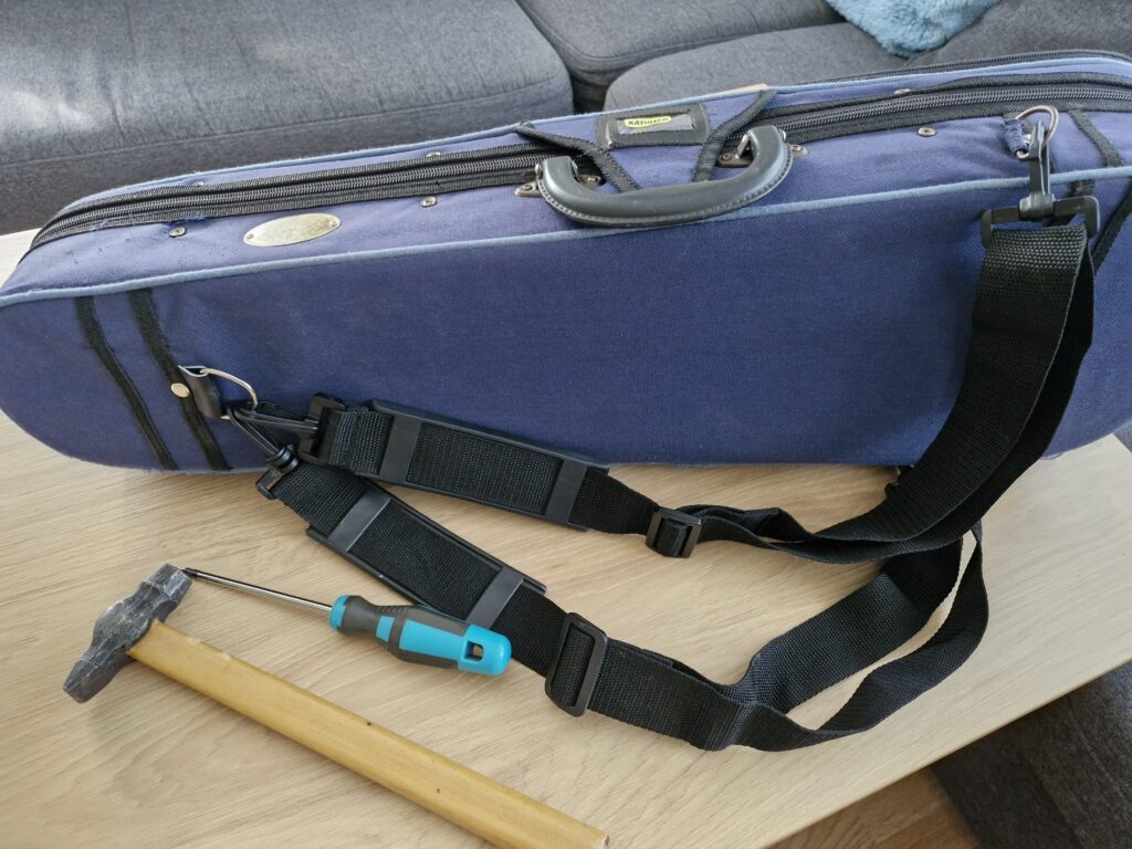 Violin case repair
