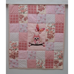 2408 Baby quilt 02b Owl pink.jpg