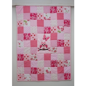 2410 Kids quilt 02 Owl Rosalie, pink.jpg